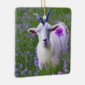 ハッピーヤギ セラミックオーナメント (右)