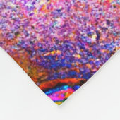 ハッピーユニコーンのウサギ フリースブランケット (角)