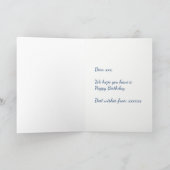 ハッピーユニコーン誕生日カード カード (内部)