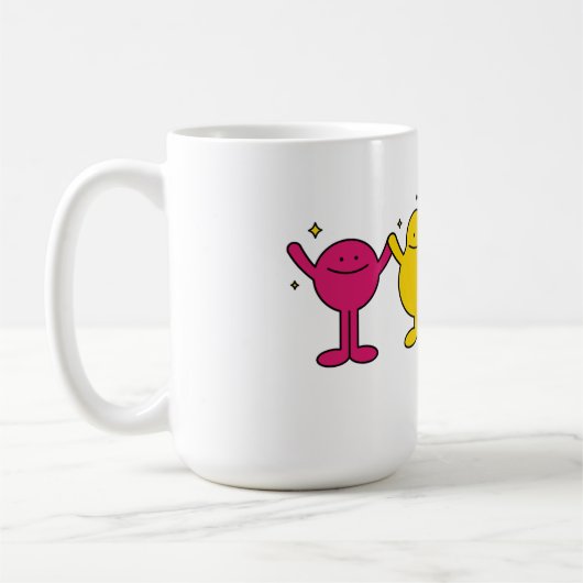 ハッピーユニティキャラクター コーヒーマグカップ (左)