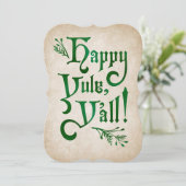 ハッピーユール（キリスト降誕祭）ヤールサザンクリスマス異教のホリデイC シーズンカード (スタンド正面)