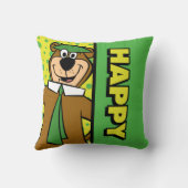 ハッピーヨギベア クッション (裏面)