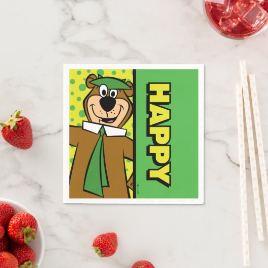 ハッピーヨギベア スタンダードカクテルナプキン (インサイチュ)