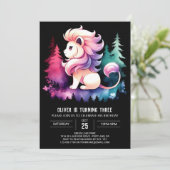 ハッピーライお洒落オン誕生日 招待状 (スタンド正面)