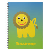 ハッピーライオンノート ノートブック (正面)