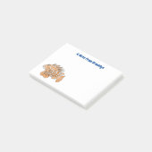 ハッピーライオンフィッシュ漫画イラストレーション ポストイット (アングル)