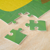 ハッピーライオンリトルパーソナライズされたキッズ ジグソーパズル (側面)