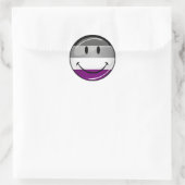 ハッピーラウンド無性国旗 ラウンドシール (バッグ)