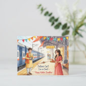 ハッピーラキー、ラクシャバンドハン ポストカード (スタンド正面)