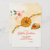 ハッピーラクシャバンドハングリーティングカード (正面/裏面)