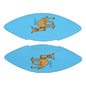 ハッピーラクダ漫画イラストレーション アメリカンフットボール (パネル)