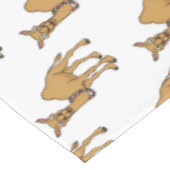 ハッピーラクダ漫画イラストレーション テーブルクロス (アングル)