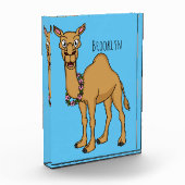 ハッピーラクダ漫画イラストレーション フォトブロック (左)