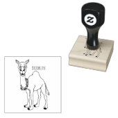 ハッピーラクダ漫画イラストレーション ラバースタンプ (押印)