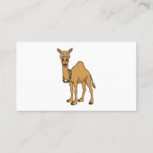 ハッピーラクダ漫画イラストレーション 名刺 (裏面)