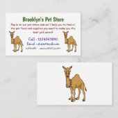 ハッピーラクダ漫画イラストレーション 名刺 (正面/裏面)