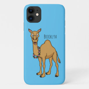 ハッピーラクダ漫画イラストレーション iPhone 11 ケース