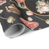 ハッピーラクーンカスタマイズ文字とカラー ラッピングペーパー (ロールコーナー)