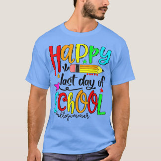 ハッピーラストデイオブザスクールハローサマー先生グラード Tシャツ