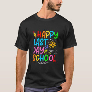 ハッピーラストデイオブスクール先生サマーサングラス Tシャツ