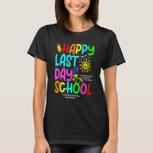 ハッピーラストデイオブスクール先生サマーサングラス Tシャツ