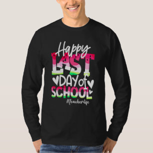 ハッピーラストデイオブスクール先生ライフスイカB Tシャツ