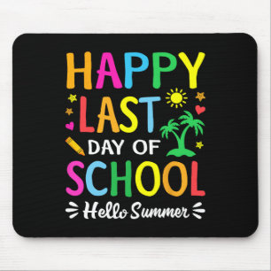 ハッピーラストデイ夏の学生と マウスパッド