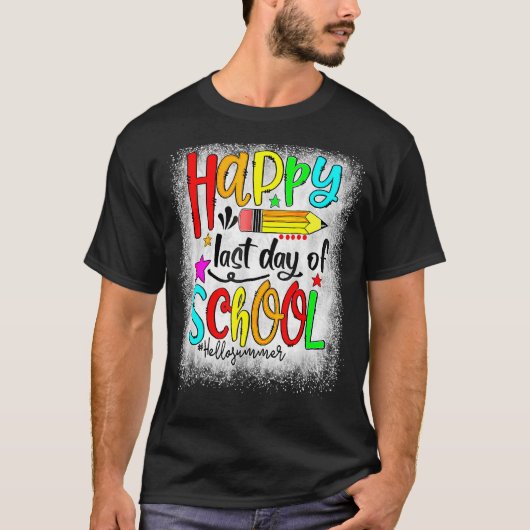 ハッピーラストデイ夏の学生と Tシャツ (正面)