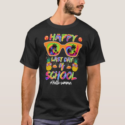 ハッピーラストデイ夏の学生と Tシャツ (正面)