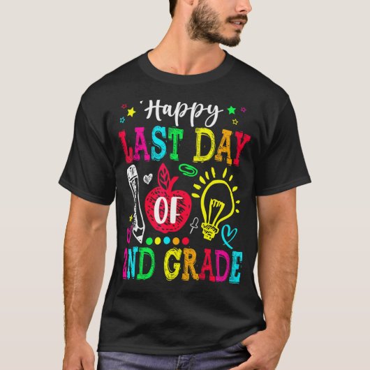ハッピーラストデイ・オブ2年生先生St Tシャツ (正面)