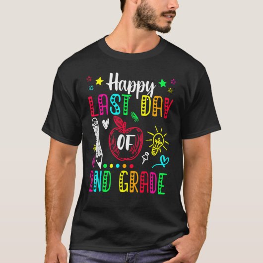 ハッピーラストデイ・オブ2年生先生St Tシャツ (正面)