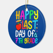 ハッピーラストデイ・オブ7年生先生 セラミックオーナメント (左)