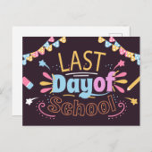 ハッピーラストデイ・オブ・スクール先生 ポストカード (正面/裏面)