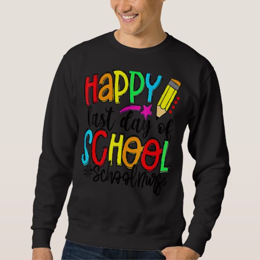 ハッピーラストデイ・オブ・スクール夏休みナース スウェットシャツ (正面)