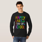 ハッピーラストデイ・オブ・スクール・キッズ先生大学院生 Tシャツ (正面フル)