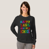 ハッピーラストデイ・オブ・スクール・キッズ先生大学院生 Tシャツ (正面フル)