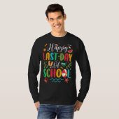 ハッピーラストデイ・オブ・スクール・キッズ先生大学院生 Tシャツ (正面フル)