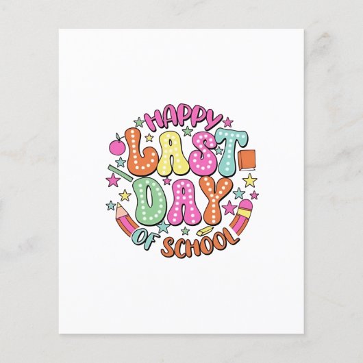 ハッピーラストデイ・オブ・スクール チラシ (正面)