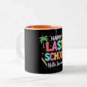 ハッピーラストデイ・オブ・スクール・ハローサマー ツートーンマグカップ (正面左)