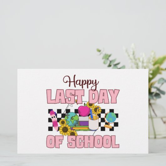ハッピーラストデイ・オブ・スクール 便箋 (スタンド正面)