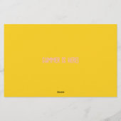 ハッピーラストデイ・オブ・スクール 便箋 (裏面)