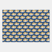 ハッピーラッキーアップルソースサワークリームハヌッカ ラッピングペーパーシート (正面2)