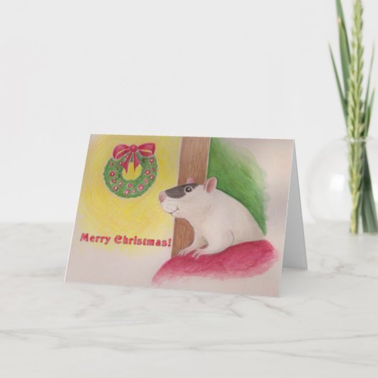 ハッピーラットクリスマスカード シーズンカード (正面)