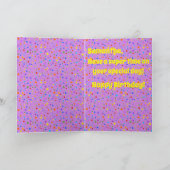 ハッピーラディバグ誕生日カード カード (内部)