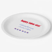 ハッピーラバーデイ紙プレート ペーパープレート (アングル)