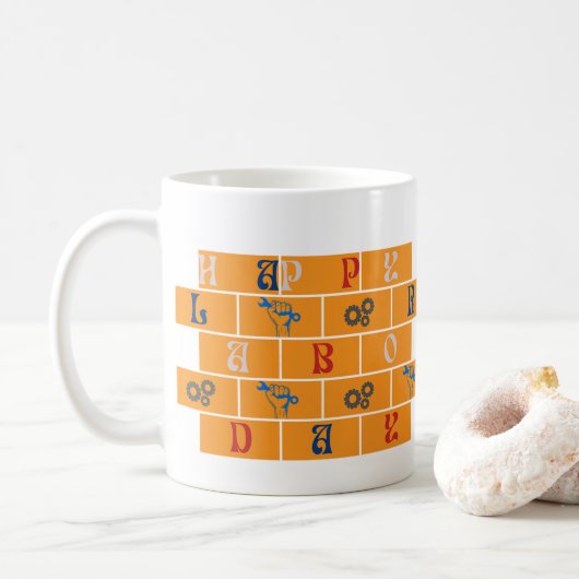 ハッピーラバー コーヒーマグカップ (ドーナツ)