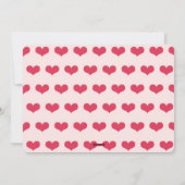 ハッピーラブデーキューピッドの矢バレンタインデーの写真 シーズンカード (裏面)