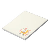 ハッピーラマとサボテン ノートパッド (回転)