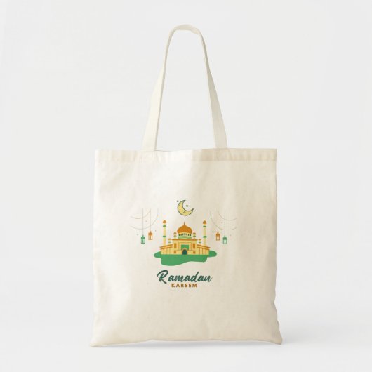 ハッピーラマダンカレムとイードムバラク2022 トートバッグ (正面)