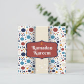 ハッピーラマダンカレムクレセントホリデーカード シーズンカード (スタンド正面)